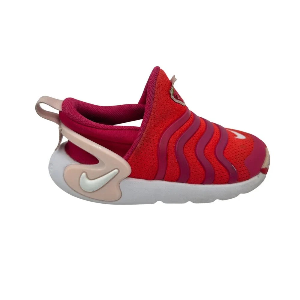Nike Dynamo‎ Go Toddler Sneakers Strawberry Pink Red Slip-On Size 10C